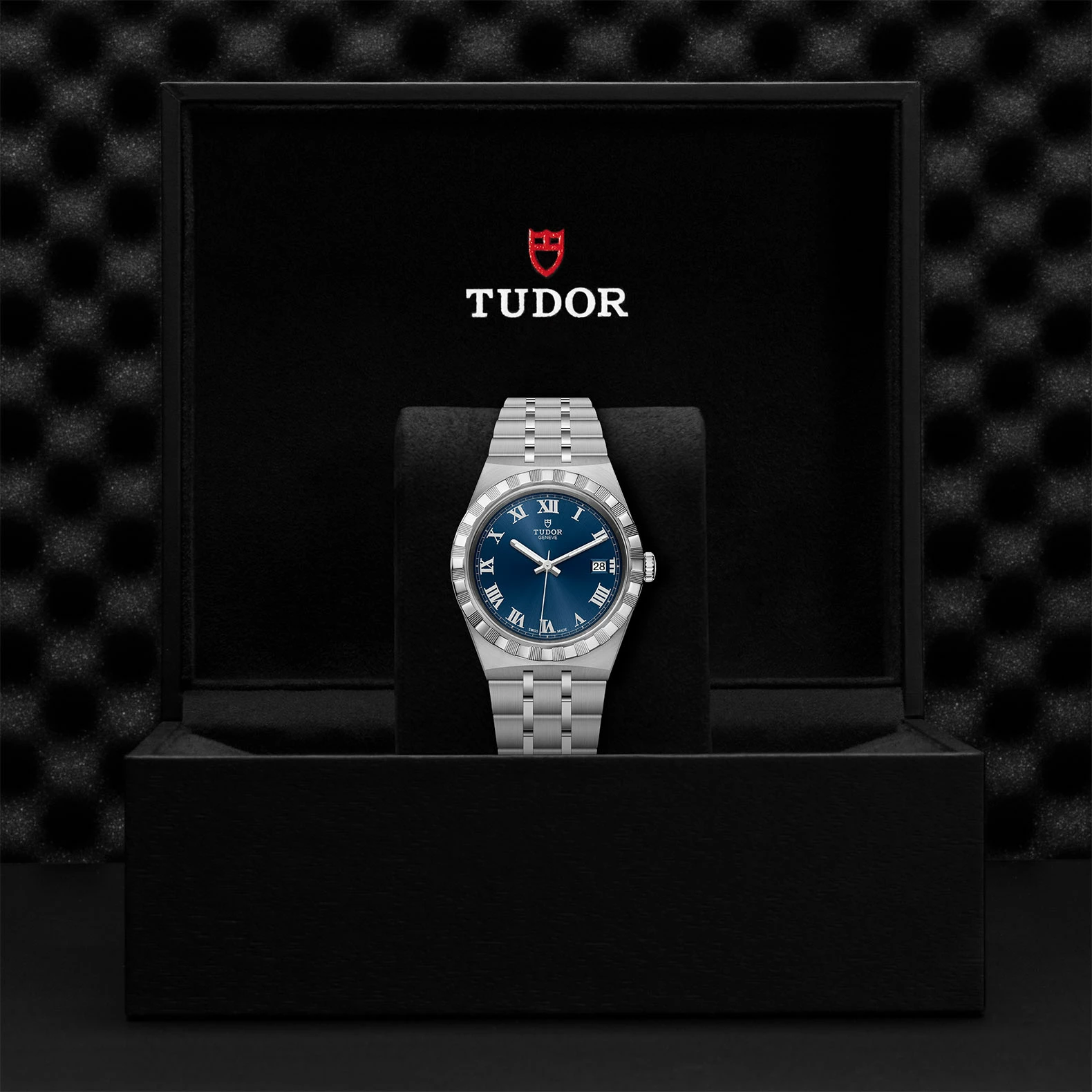 Montre TUDOR Royal boîtier en acier 38 mm, cadran bleu