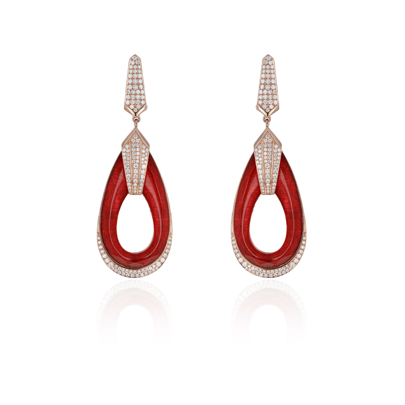 Boucles d’Oreilles Colors of Morocco Couleur Rubis