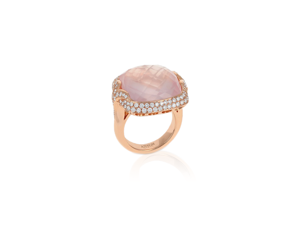 Bague Quartz Rose