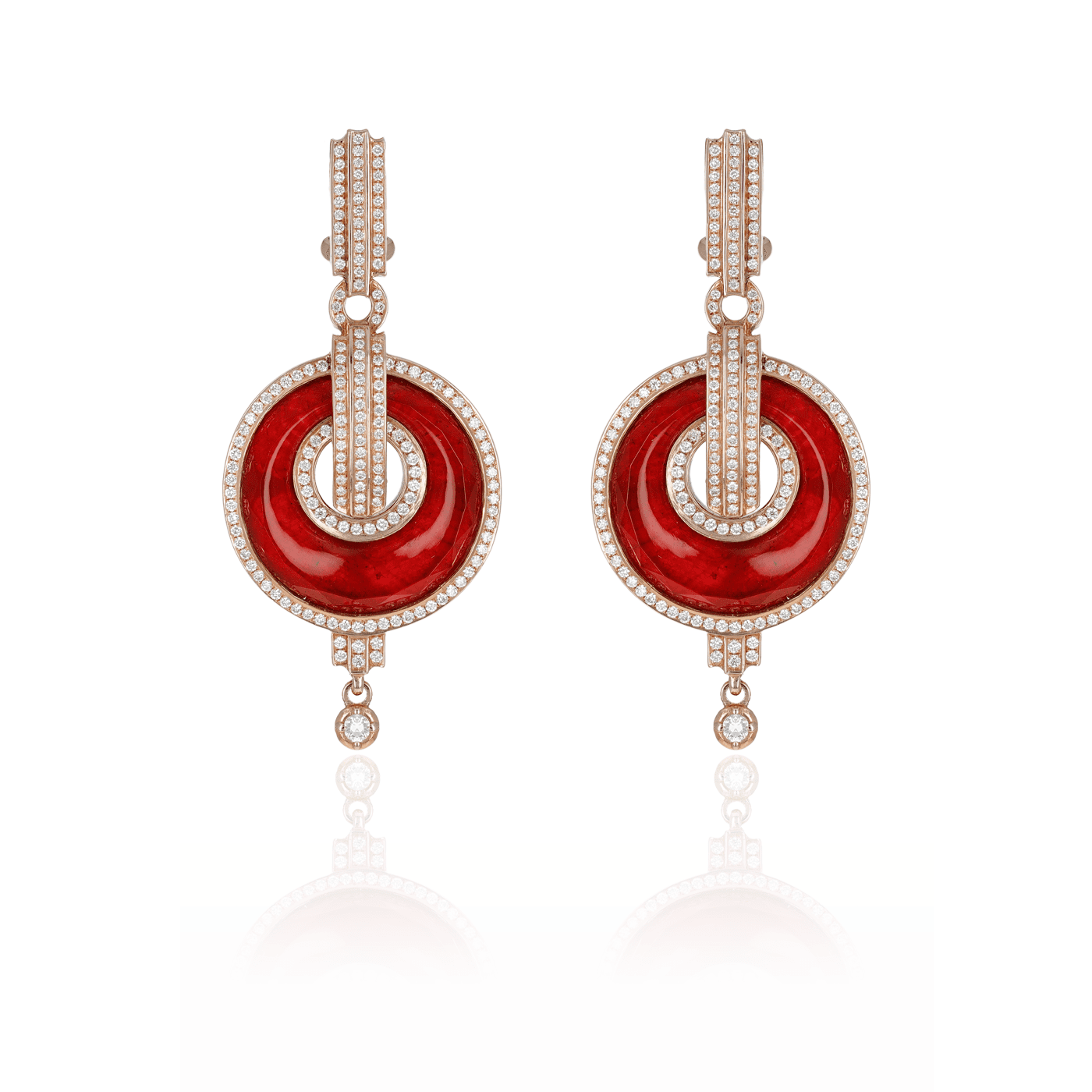 Boucles d’Oreilles Colors of Morocco Couleur Rubis