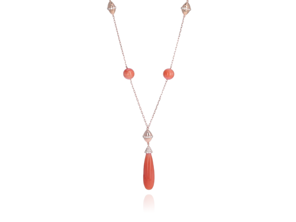 Sautoir Tazzarine Corail