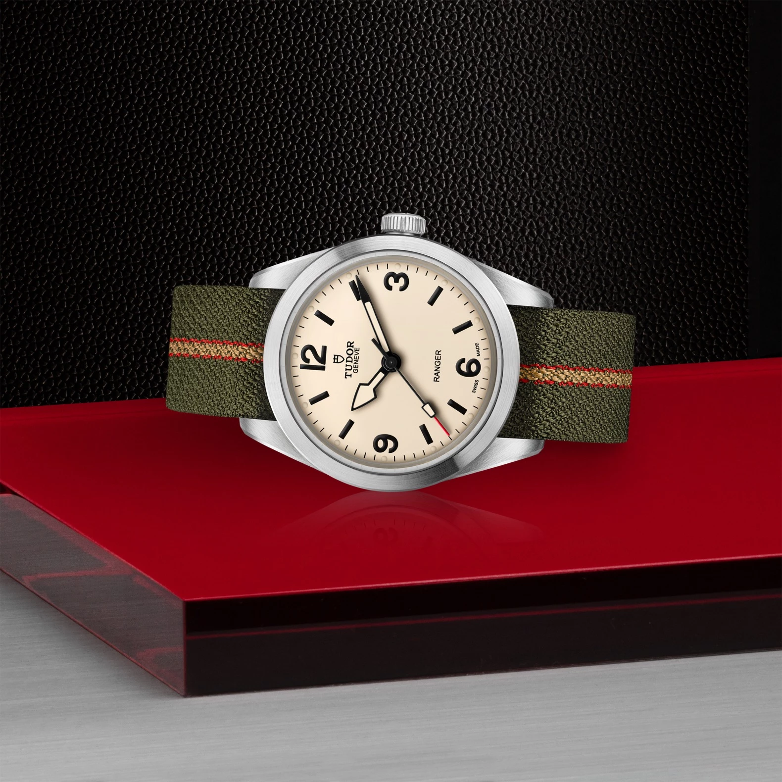 TUDOR Ranger watch 39mm steel case, beige domed dial