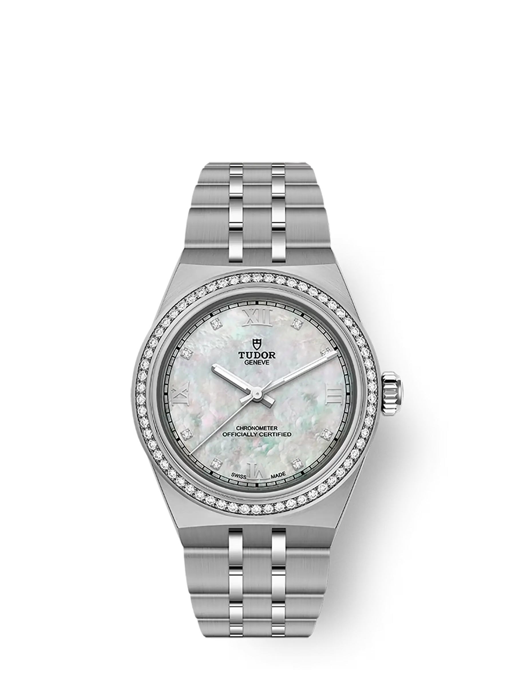 TUDOR Royal boîtier en acier, 30 mm cadran nacre