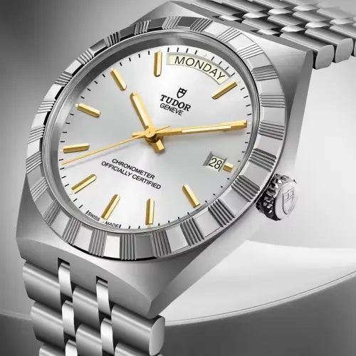 TUDOR Royal boîtier en acier, 40 mm cadran argenté