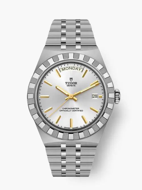 TUDOR Royal boîtier en acier, 40 mm cadran argenté