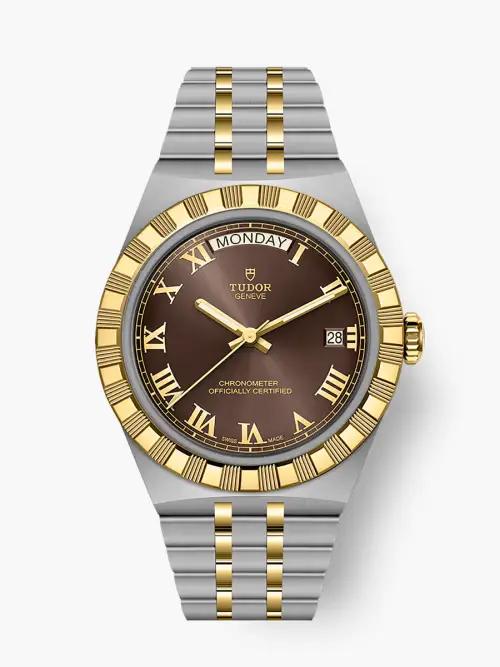 TUDOR Royal boîtier en acier et or jaune, 40 mm bracelet en acier et or jaune