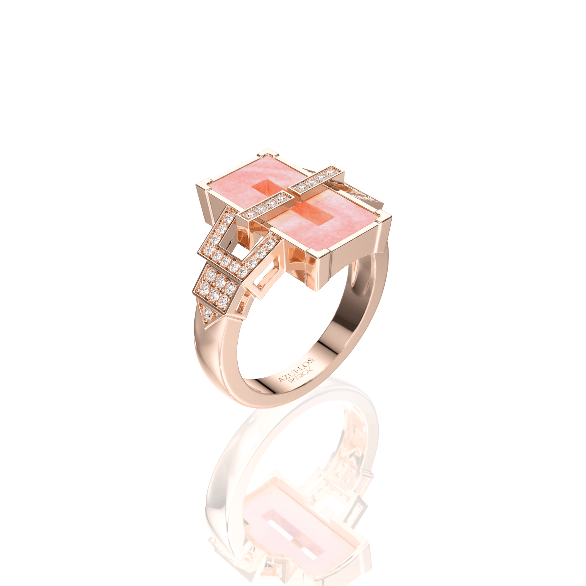Bague Museum 2 Opale Rose