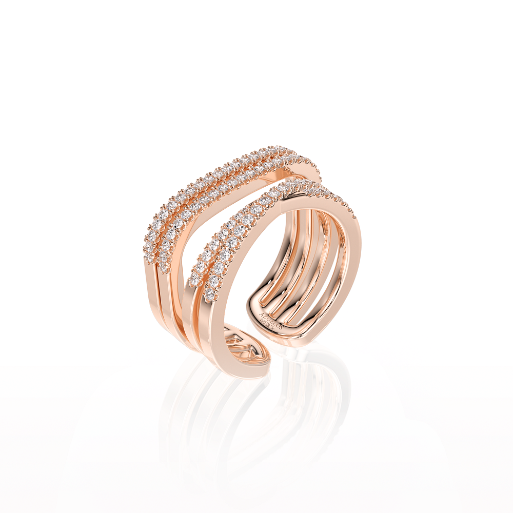 Bague Pont Or Rose