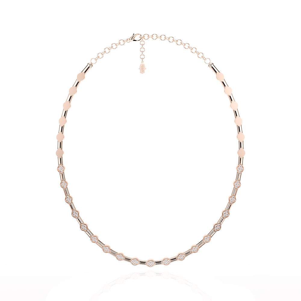 Collier Or Rose