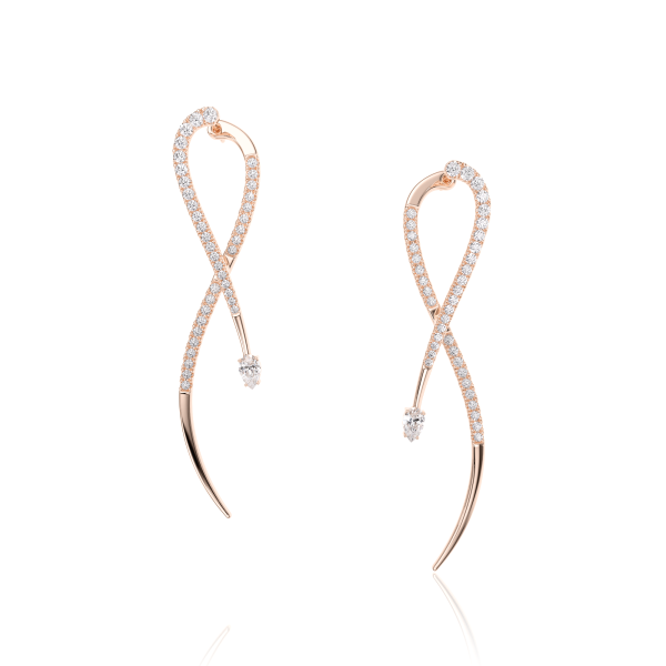 Boucles D'oreilles Infini Avec Poire